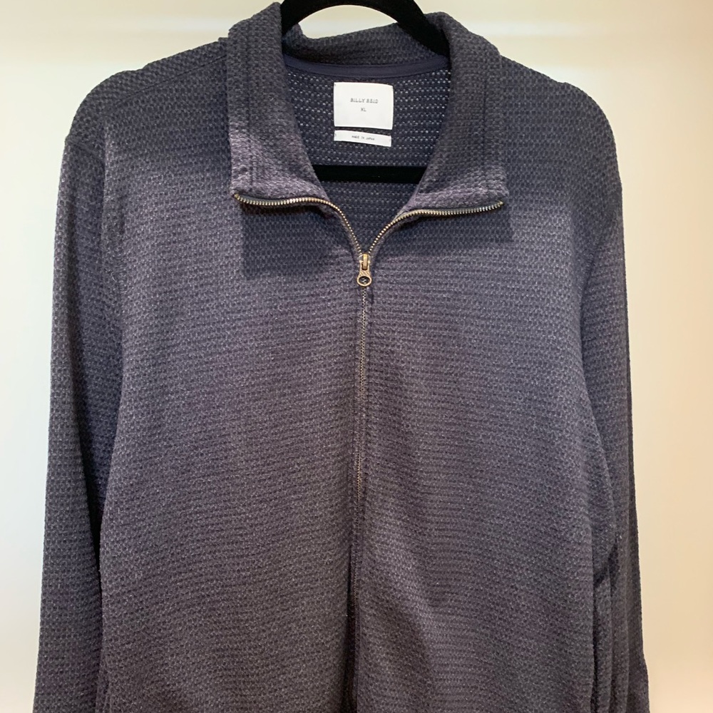 Billy Reid men’s zip up sweater